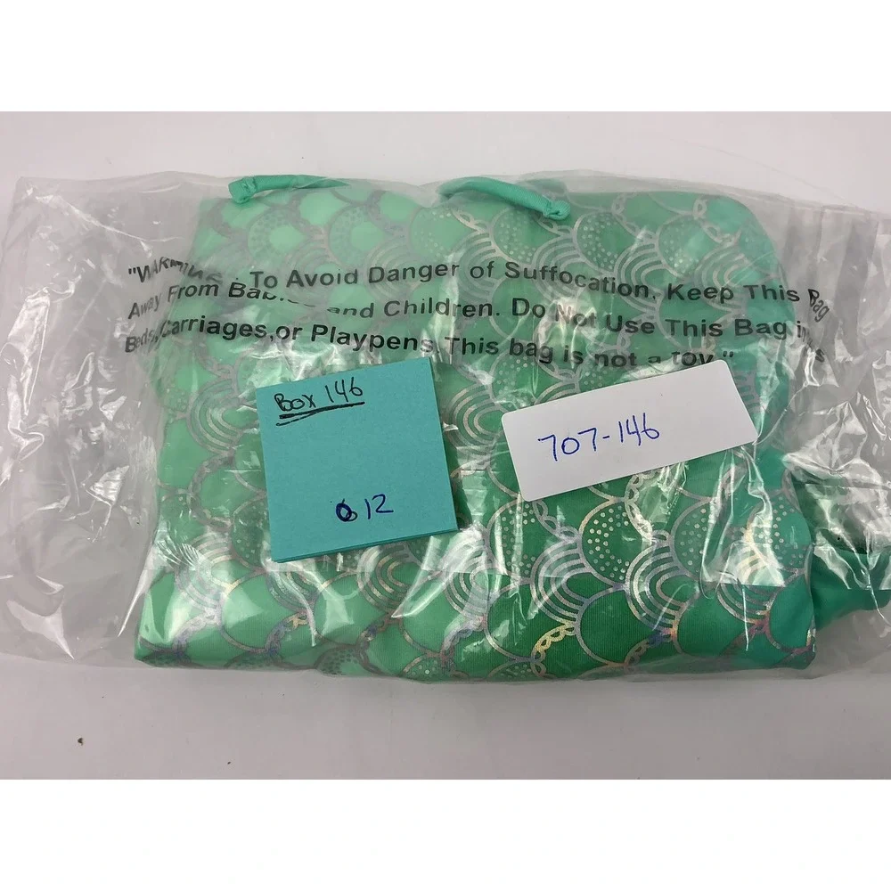 Cat Jack‎ Girls Mermaid Scale One Piece Swimsuit Green M8 Plus
